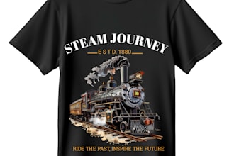 create unique custom t shirt design for your brand