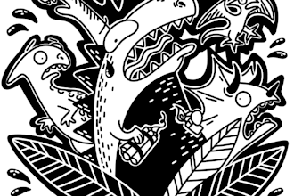 create a sick artwork for your band to be screen printed