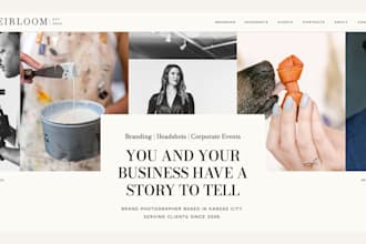 design and customize showit website or  showit template