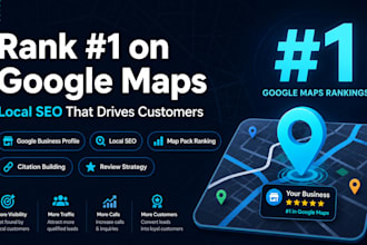 optimize local business website SEO to rank on google maps and organic search