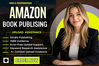 publish and upload your book on amazon KDP professionally