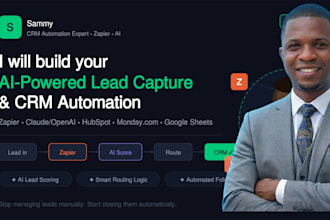 automate lead capture and CRM workflows with zapier and ai