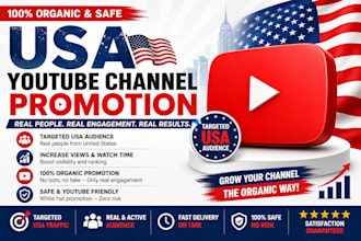 do organic USA youtube channel promotion