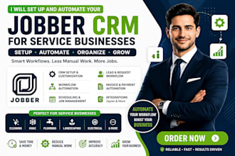 be your jobber crm expert for setup and automation