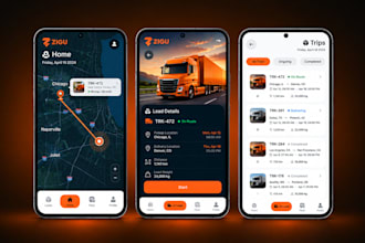 develop truck dispatch, transportation and fleet management web app