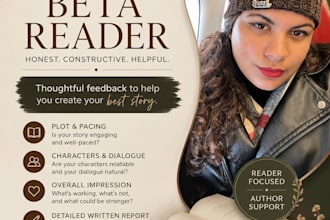 let me beta read your novel from a readers perspective