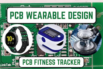 design medical wearable pcb fitness tracker pcb health monitor pcb ble lora pcb