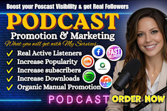 do podcast promotion, podcast marketing to grow listeners  downloads organically