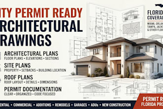do florida architectural city permit ready drawings and plans