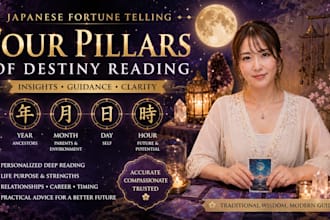 do japanese four pillars of destiny reading