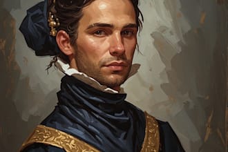 paint renaissance art oil painting portrait