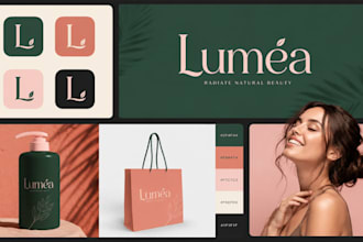 design business logo, brand identity, and branding kit
