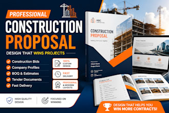 design a professional construction proposal