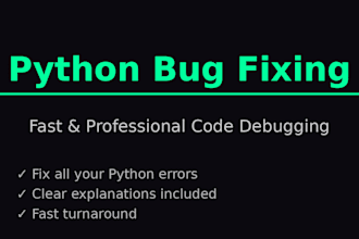 fix your python bugs and errors fast
