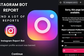 takedown mass report ig x banning remove copyright mass dm bot auto commenting