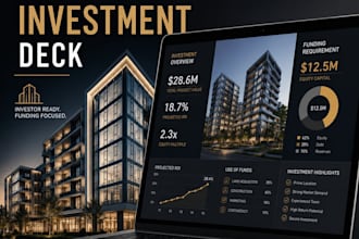 create property investment pitch deck for real estate funding deck syndications