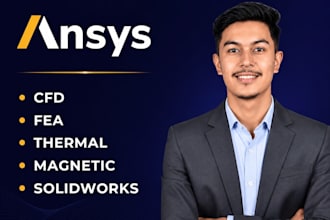perform cfd, fea, and thermal analysis using ansys