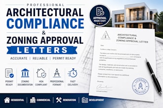draft architectural compliance and zoning approval letters