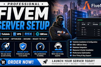 setup txadmin and fivem vps server professionally