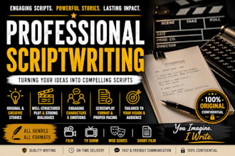 professionally write your video scripts