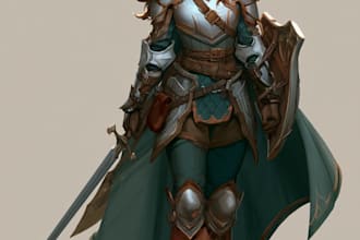 custom painted dnd miniatures, tabletop rpg figure