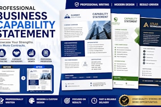 create business capability statement for government and corporate contracts