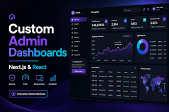 build a management panel to control your business data