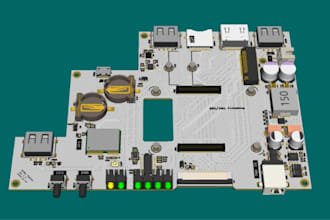 design pcb schematic layout for esp32, stm32, nrf52, raspberry pi cm4, cm5