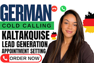 german cold calling kaltakquise appointment setter german sales closer caller