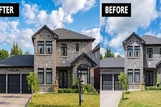 do real estate photo editing, hdr blending and flambient editing