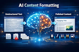 format and organize ai generated content professionally