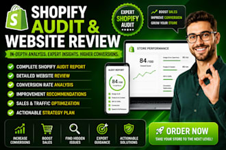 do shopify audit website review ecommerce marketing conversion rate store review