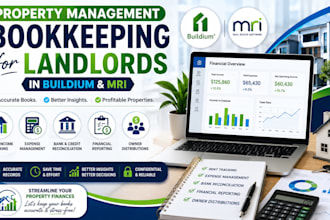 do property management bookkeeping for landlords in buildium and mri