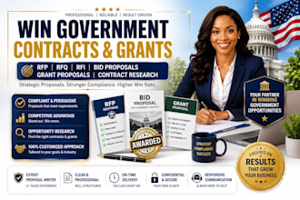 write winning rfp rfq rfi bid proposals and government grants