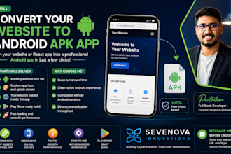 convert your website to android apk app