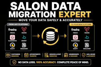 fix migrate salon data to fresha vagaro glossgenius booksy acuity software