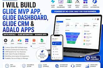 build glide mvp app glide dashboard glide crm adalo apps softr glide automation