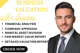 prepare certified business valuation for marital asset division