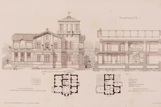 design church floor plans, elevations, section and construction drawings