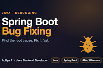 fix bugs in your java spring boot application