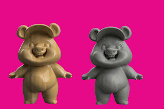 sculpt custom 3d cartoon toy figurine printable stl for 3d printing