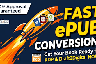 format and convert your word or PDF to professional epub for amazon KDP