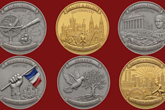 sculpt printable 3d coin model, bas relief medallion, stl for 3d printing cnc