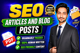 seo writing in website content with human written content