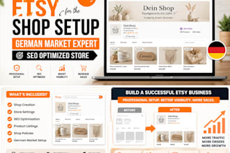 set up your etsy shop and optimize german etsy SEO