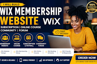 build wix membership website wix subscription online course community forum