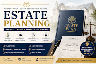 draft estate planning documents wills trusts and probate forms