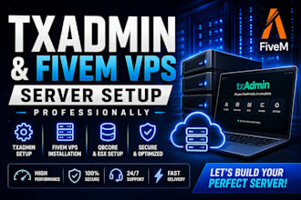 setup txadmin and fivem vps server professionally