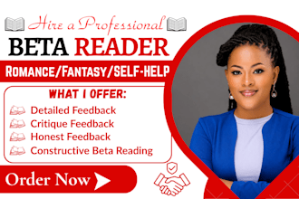 beta read critique fantasy beta reader memoir thriller sci fi romantasy reader
