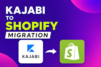 migrate your kajabi website products and courses to shopify